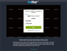 Tablet Screenshot of gejchatsrbija.com